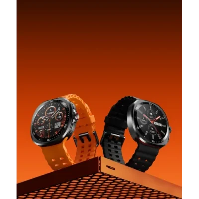 TECNO Watch Neo 1.43″ AMOLED Smartwatch (Black / Orange)