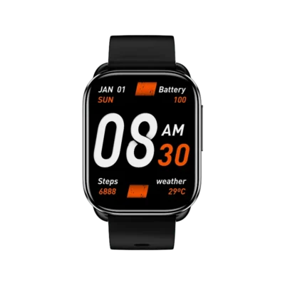 QCY Watch GS Bluetooth Calling Smartwatch (Black)