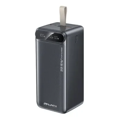 AWEI PA-13 50,000mAh – Massive Capacity Dual USB Fast Charging Power Bank ( Black )