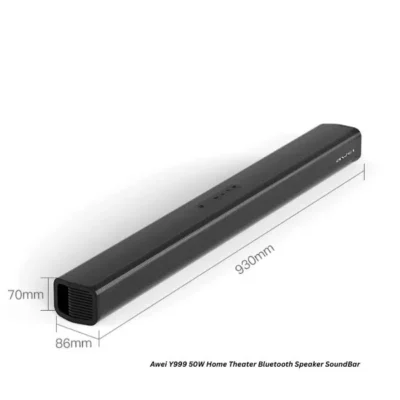 AWEI Y999 – Wireless Bluetooth Soundbar Speaker ( Black )