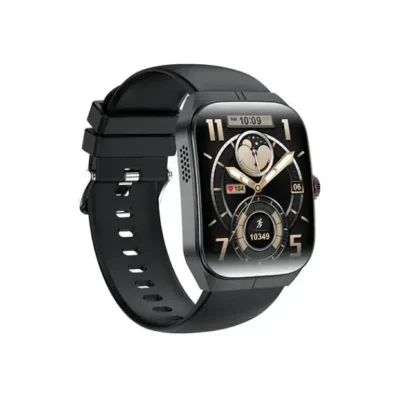BLISBOND Crescent Smartwatch – Smartwatch ( Black and Silver )