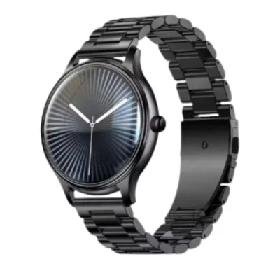 COLMI L28 – Silicon and Steel Strap Smartwatch ( Black, Green, Beige, Purple )
