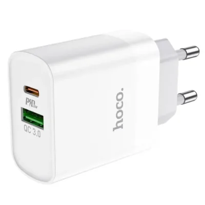 Hoco C80 20W PD – 2 Port Fast Charger