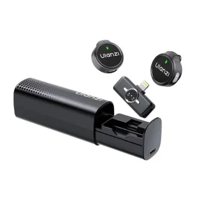 ULANZI A21 Wireless Microphone Type- C – Microphone ( Black )