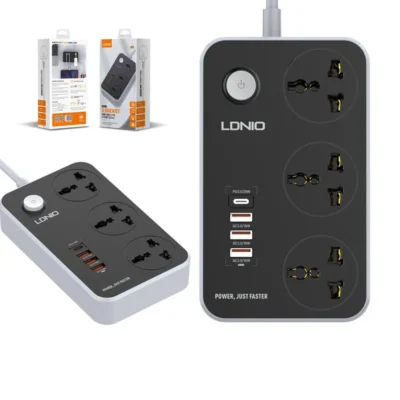 LDNIO SC3604C 20W 3 Type-C & 3 USB-A Fast Charging Power Strip