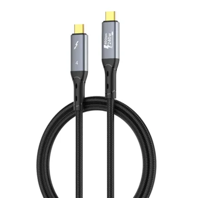 LDNIO TC11C 240W USB4.0 Fast Charging Data Cable – Type-C to Type-C ( Black )