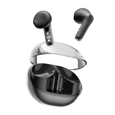 SOUNDPEATS Clear Pods – TWS Earbuds ( Black, White )