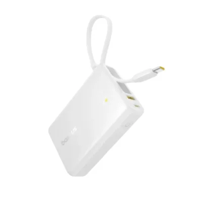 Baseus PicoGo Pro 20000mAh 22.5W Fast Charging Powerbank – Inbuilt USB-C & Lightning Cable (Grey)